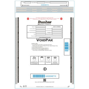 12 x 16 VoidPak Tamper Evident Security Deposit Bag