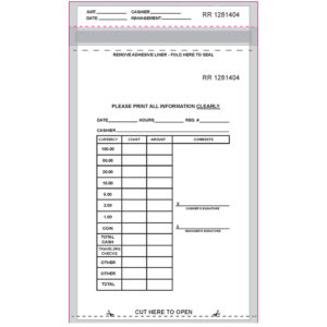 DropPak Clear Plastic Deposit Bag