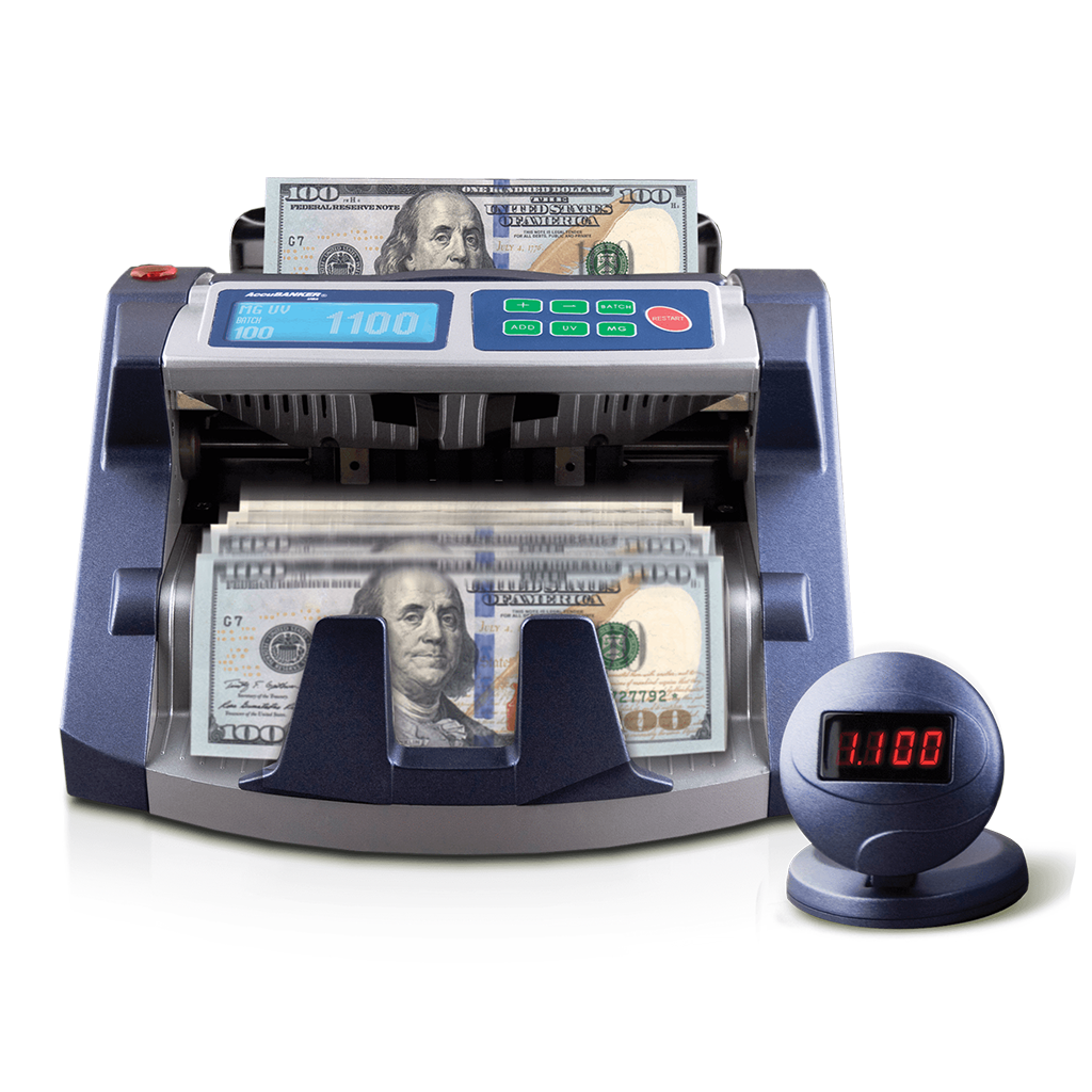 AccuBANKER 1100 front AccuBANKER 1100 - commercial bill counter
