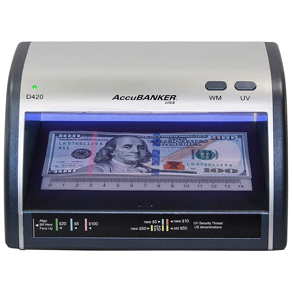 AccuBANKER LED420 front AccuBANKER LED420 – counterfeit detector