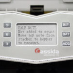 Cassida Advantec 75 – heavy-duty bill counter with counterfeit detection