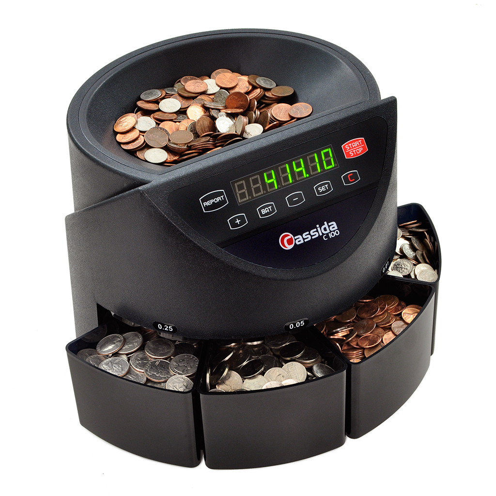 electronic coin sorter/counter