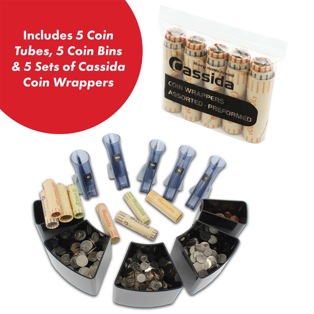 business-grade electronic coin sorter, counter and roller