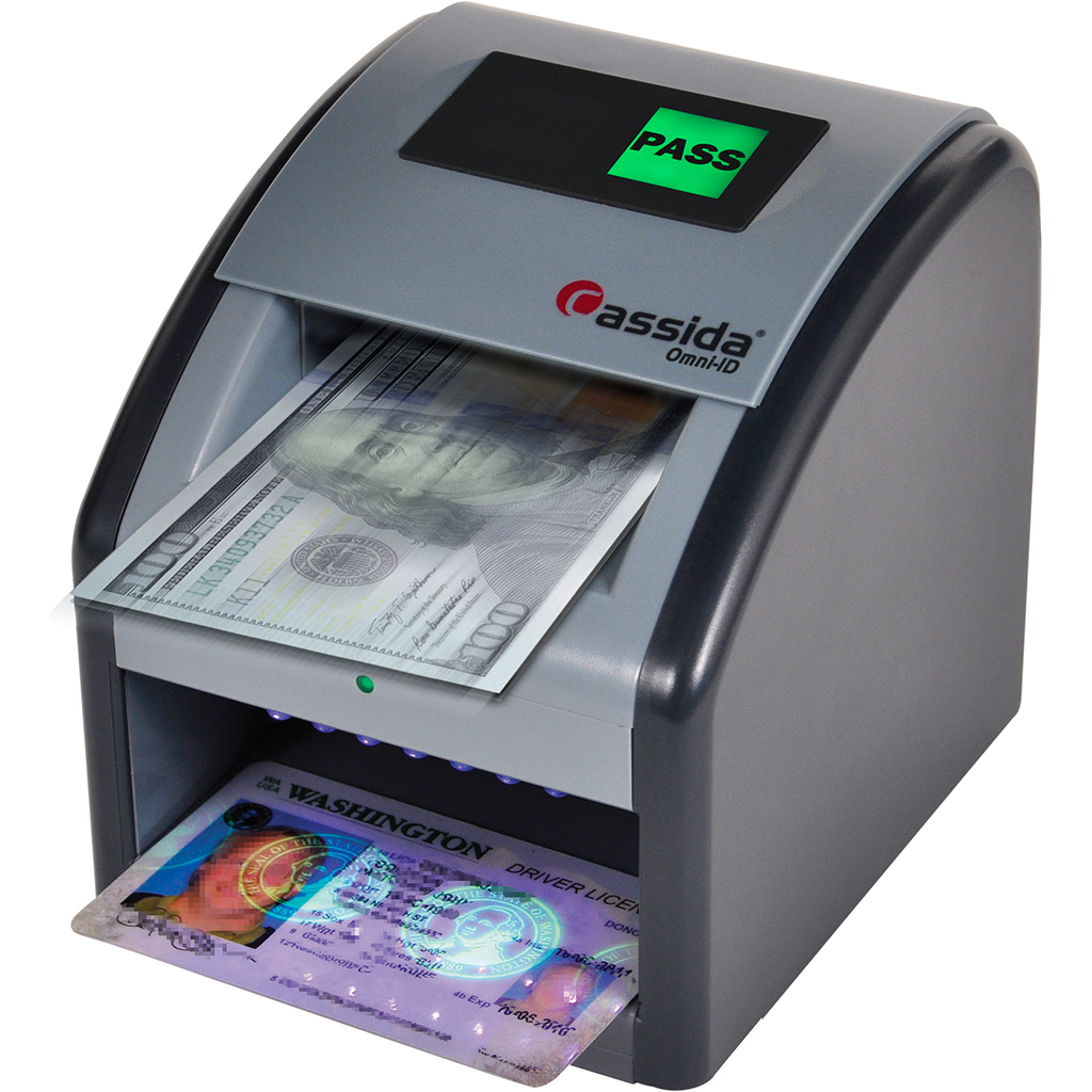 Cassida Omni-D Cassida Omni-D – two-in-one counterfeit detector