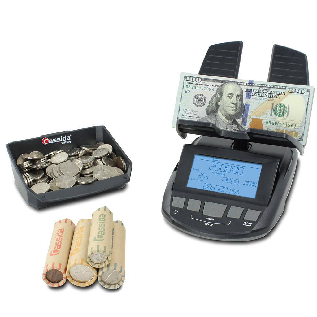 Cassida TillTally 1 Cassida TillTally – professional money counting scale