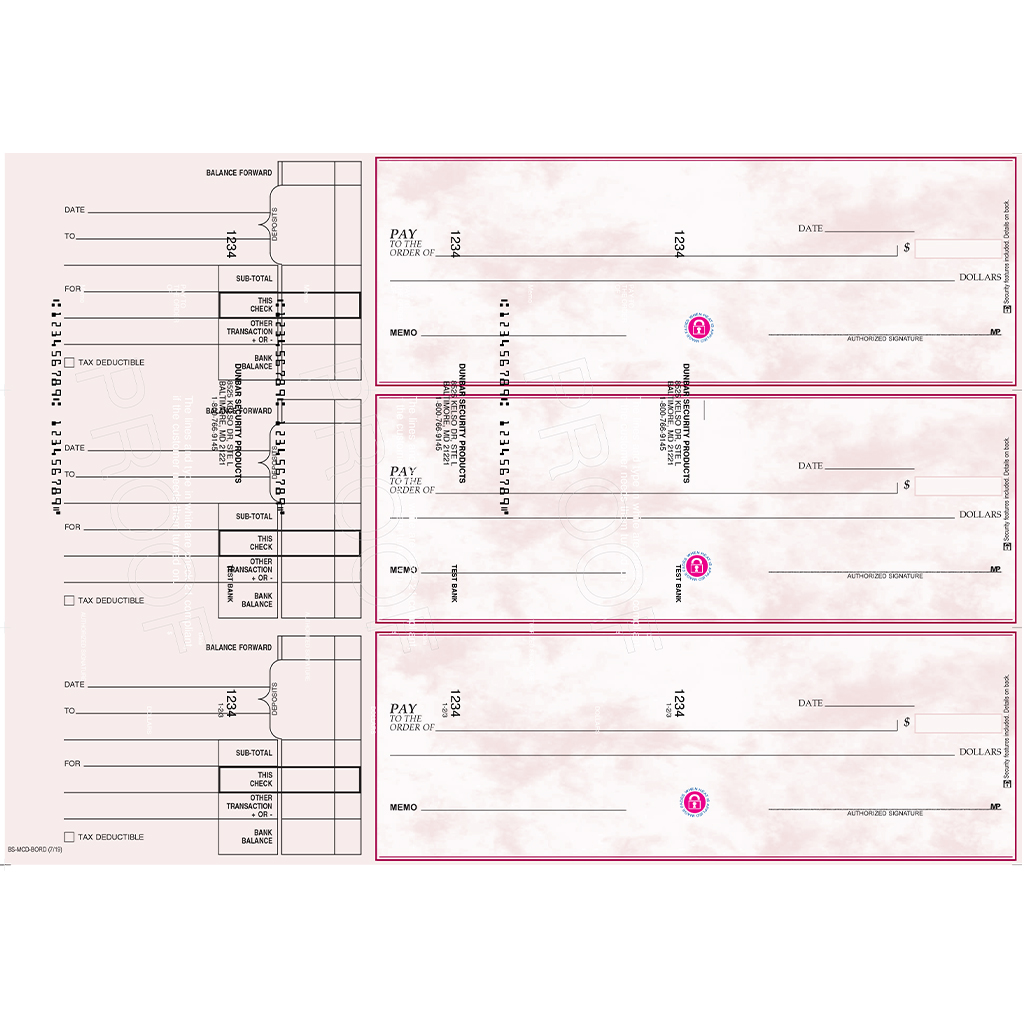 3 Per Page Manual Checks 3 Per Page Manual Checks