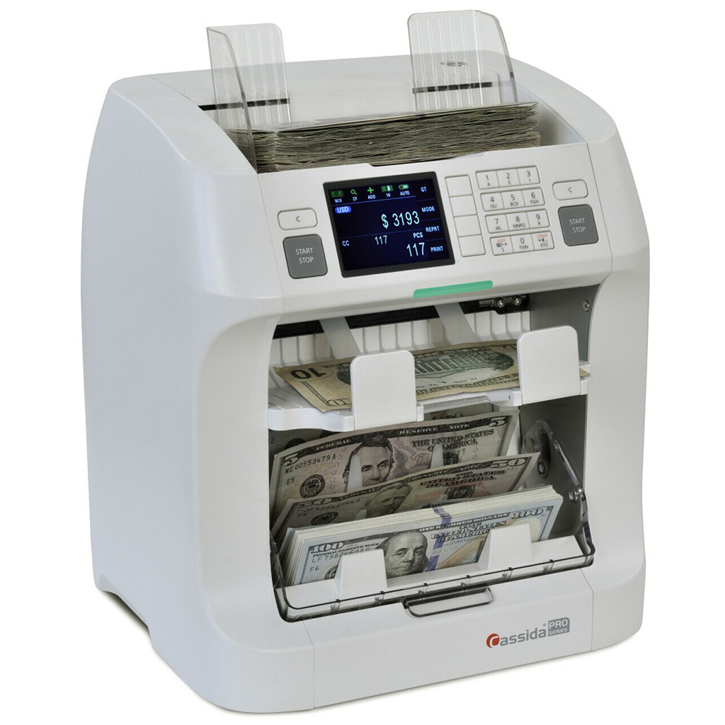 Cassida Pro Zeus - mixed currency discriminator with value counting