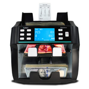 Kolibri Signature - two-pocket, bank grade mixed bill counter, sorter and reader