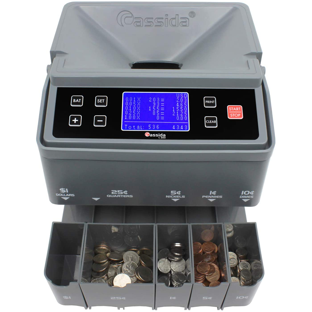 coin counter, sorter and wrapper