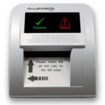 AccuBANKER D470 – four-way orientation counterfeit detector