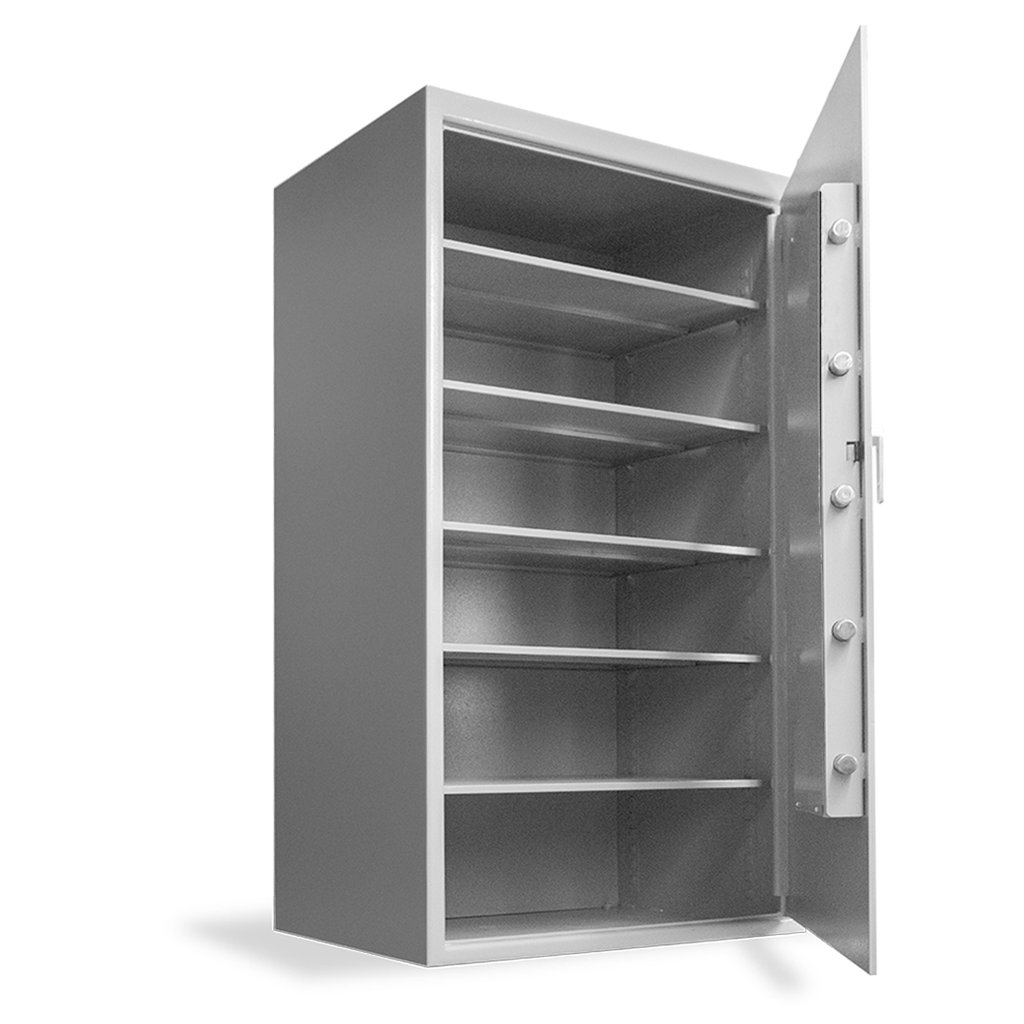 Heavy-Duty Inventory Safe (66H X 37W X 27D) - Open