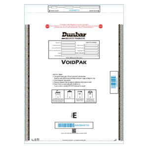 15 x 20 VoidPak tamper evident security deposit bag